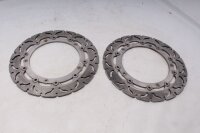Front brake disc set, left and right, drilled BMW K 1200...