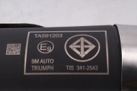 Auspuff Endtopf Hitzeschutz Doppelrohr Hitzeschild Triumph Scrambler 400 X 25-25