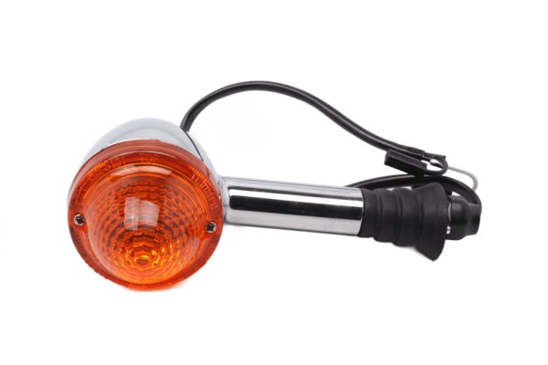 Forreste højre blinklys, orange, forkromet hus Triumph Bonneville 900 T100 11-11
