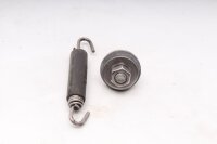 Pakoputken kiinnike, kumikiinnike, oikea, pidätinjousi Yamaha XJR 1300 RP02 99-01