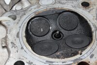 Testata del cilindro, coperchio delle valvole, parte superiore del sistema di distribuzione Honda CB 750 Seven Fifty RC42 92-03