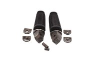 Passenger footrest set rear left right rubber Yamaha XJR 1300 RP02 99-01