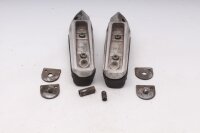 Passenger footrest set rear left right rubber Yamaha XJR 1300 RP02 99-01