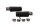 Passenger footrest set rear left right rubber Yamaha XJR 1300 RP02 99-01