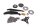 Kit de cadena de distribución, tensor de cadena, ruedas guía Aprilia RST 1000 Futura PW 01-04