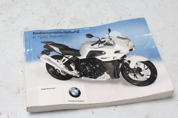 Operating instructions Maintenance booklet BMW K 1200 R Sport K12R K43HV 0585 07-08