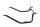 Soporte de montaje de la cornamenta del bastidor trasero BMW K 1200 R Sport K12R K43HV 0585 07-08