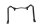 Soporte de montaje de la cornamenta del bastidor trasero BMW K 1200 R Sport K12R K43HV 0585 07-08