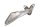 plaque de support du repose-pieds gauche BMW K 1200 R Sport K12R K43HV 0585 07-08