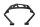 Etuosan sarven kiinnike etukatteeseen BMW K 1200 R Sport K12R K43HV 0585 07-08