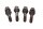 Wheel bolts rear chainring carrier set BMW R 1100 S 259 0422 R2S 98-05