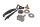 Kit catena di distribuzione, tendicatena, pignone, guida Aprilia RST 1000 Futura PW 01-04