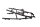 Bakre ram, bakre hjälpram, stabil BMW R 1100 S 259 0422 R2S 98-05