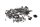 Garniture de cadre à vis BMW K 1200 R Sport K12R K43HV 0585 07-08