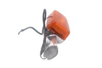 Front left turn signal, orange, chrome housing Honda GL...
