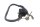 Left handlebar switch: turn signals, horn, high beam Honda GL 1100 Goldwing SC02 80-83