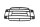 Headlight guard grille holder front light shield BMW R 1100 GS 259 0409 93-99