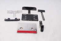 License plate holder, reflector, mounting bracket, reflector Harley-Davidson universell
