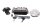Set di serrature, centralina, bloccasterzo, blocca-serbatoio carburante BMW R 1200 R R1ST K27 0378 07-10