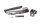 Fotstöd för passagerare vänster bak, gummi, aluminiumfäste BMW R 1200 R R1ST K27 0378 07-10