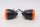 Blinkerpaar orange Gehäuse schwarz chrom Halter Harley-Davidson universell