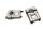 Colliers de serrage, supports, fixations de guidon, blocs de serrage Ducati Monster 600 ZDM600M 94-98