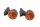 Black and orange LED turn signal set, universal Harley-Davidson universell