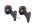 Black and orange LED turn signal set, universal Harley-Davidson universell