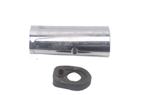 Support de clignotant arrière gauche, cache chromé Honda GL 1100 Goldwing SC02 80-83