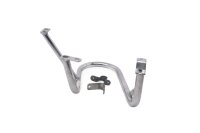Left-hand crash bar, chrome bracket, crash protection...