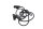 ABS-anturi takajarruletkussa BMW R 1200 R R1ST K27 0378 07-10
