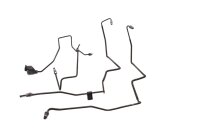 ABS-trykledning, bremseledning, systemledning BMW R 1100 GS 259 0409 93-99