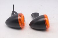 Blinkerpaar vorne orange rund schwarz Konvolut Harley-Davidson universell