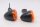 Blinkerpaar vorne orange rund schwarz Konvolut Harley-Davidson universell