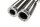Lenkergriffe Chrom Gummi Riffel universal links Harley-Davidson universell