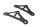 paire de supports de fixation de plaque dimmatriculation Kawasaki Z 900 B 17-17