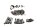 Set di viti, distanziali per il collegamento delle viti del telaio BMW F 800 ST K71 0234 06-12