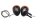 LED turn signal set left right round black orange Harley-Davidson universell