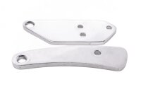 Footrest bracket carrier plate chrome set Harley-Davidson universell