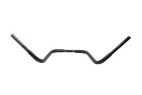 Zwart stuur, 25,4 mm x 31,8 mm bocht, universeel afstelaccessoire Lenker universell