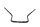 Zwart stuur, 25,4 mm x 31,8 mm bocht, universeel afstelaccessoire Lenker universell