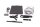 Set universale di portatarga con accessori di montaggio Harley-Davidson universell