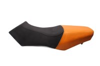 Istuinpäällinen kangas oranssi musta...