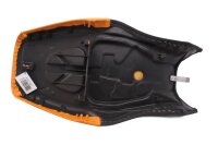 bench seat upholstery fabric orange black cushion seat Buell XB12XT 1200 Ulysses 10-10