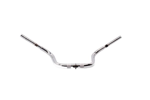 Handlebar 25.4mm chrome 860mm pulled for conversion universal custom Lenker universell
