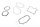 Engine gasket set, engine kit, shaft seal Triumph universell