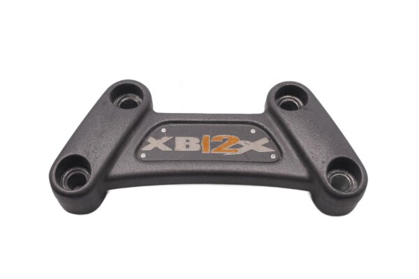 Collier de guidon, pontet de fourche, partie supérieure logo XB12 Buell XB12S 1200 Lightning 08-08