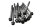 Set di viti per il montaggio del telaio della carenatura del motore BMW F 800 ST K71 0234 06-12
