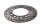 Disco de freno trasero perforado, sistema de frenos de 4,7 mm Yamaha FSZ 1000 Fazer RN14 05-05