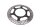 Bromsskiva fram, borrad; bromssystem, enkel skiva Yamaha FJR 1300 RP11 04-05